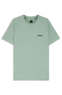 Quick-dry slim-fit T-shirt with four-way stretch, Light Green