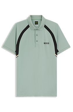 Active Quick-dry slim-fit polo shirt in stretch fabric