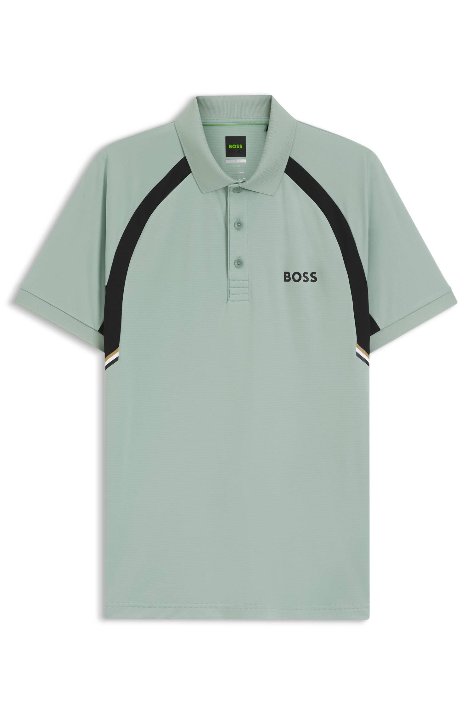Boss Active Quick-dry slim-fit polo shirt in stretch fabric pikéer herr – bild 4