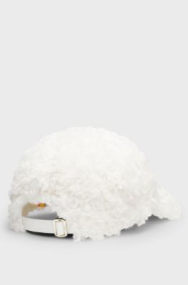 BOSS x Steiff teddy cap with Double B monogram, Natural
