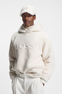 BOSS x Steiff teddy cap with Double B monogram, White