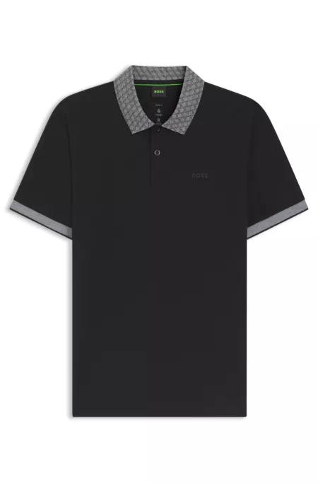 Paddy-Poloshirt aus feuchtigkeitsregulierender Stretch-Baumwolle