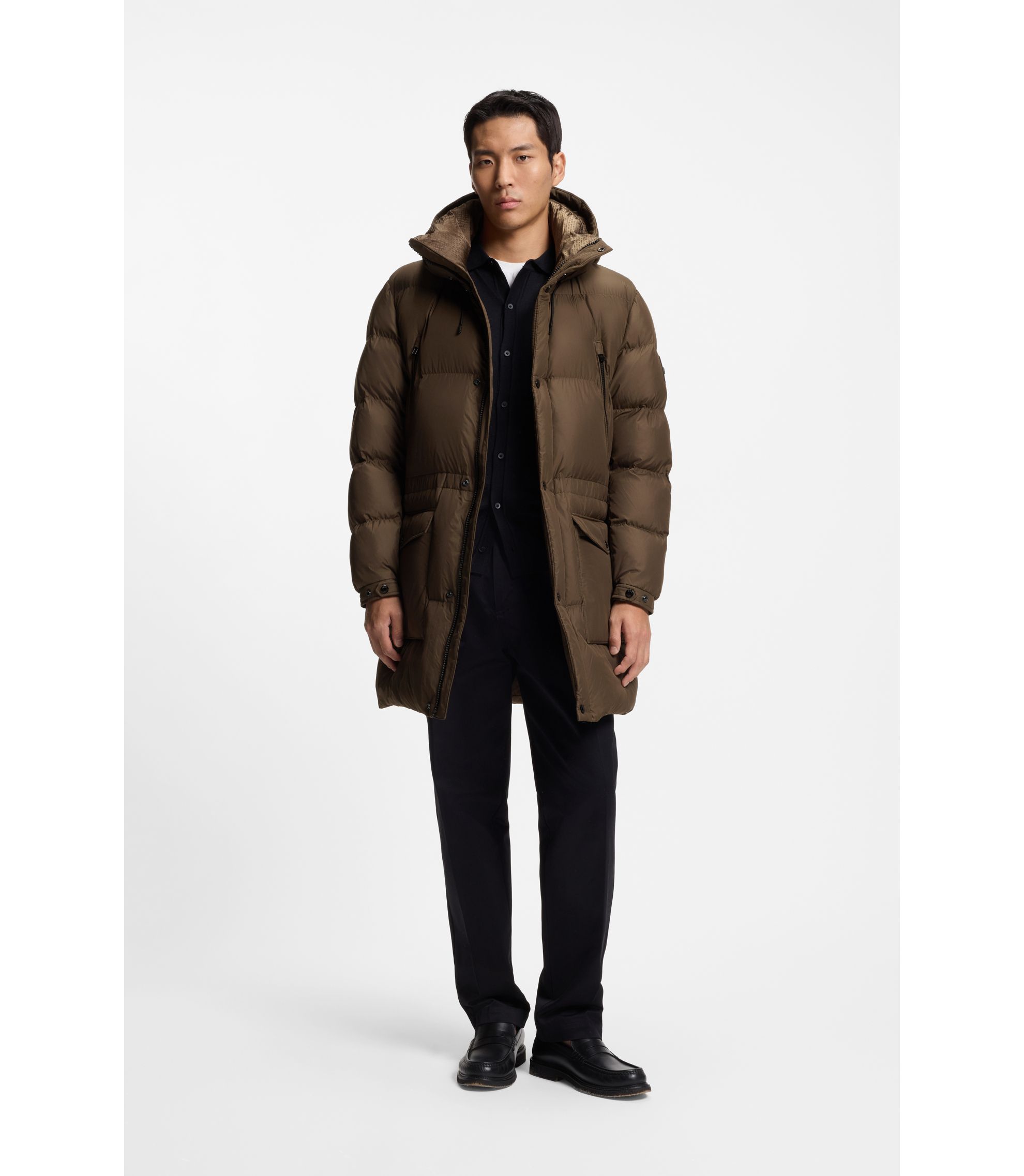 Wasserabweisende Jacke mit Füllung