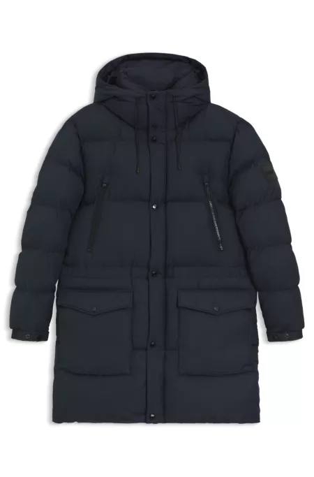 Water-repellent jacket with padding