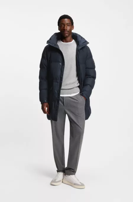 Water-repellent jacket with padding