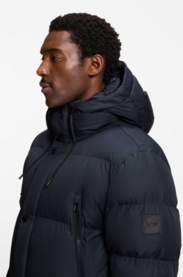 Water-repellent jacket with padding, Dark Blue