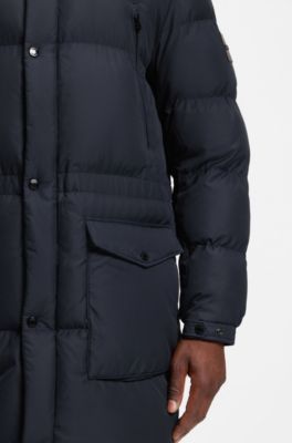 Water-repellent jacket with padding, Dark Blue