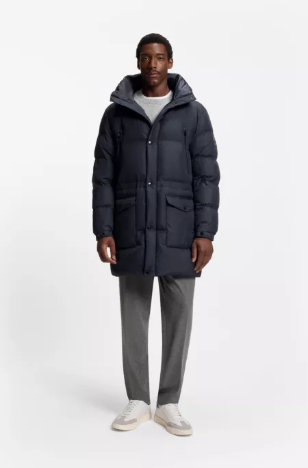 Water-repellent jacket with padding