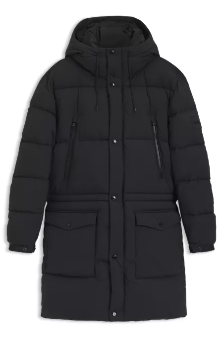 Water-repellent jacket with padding