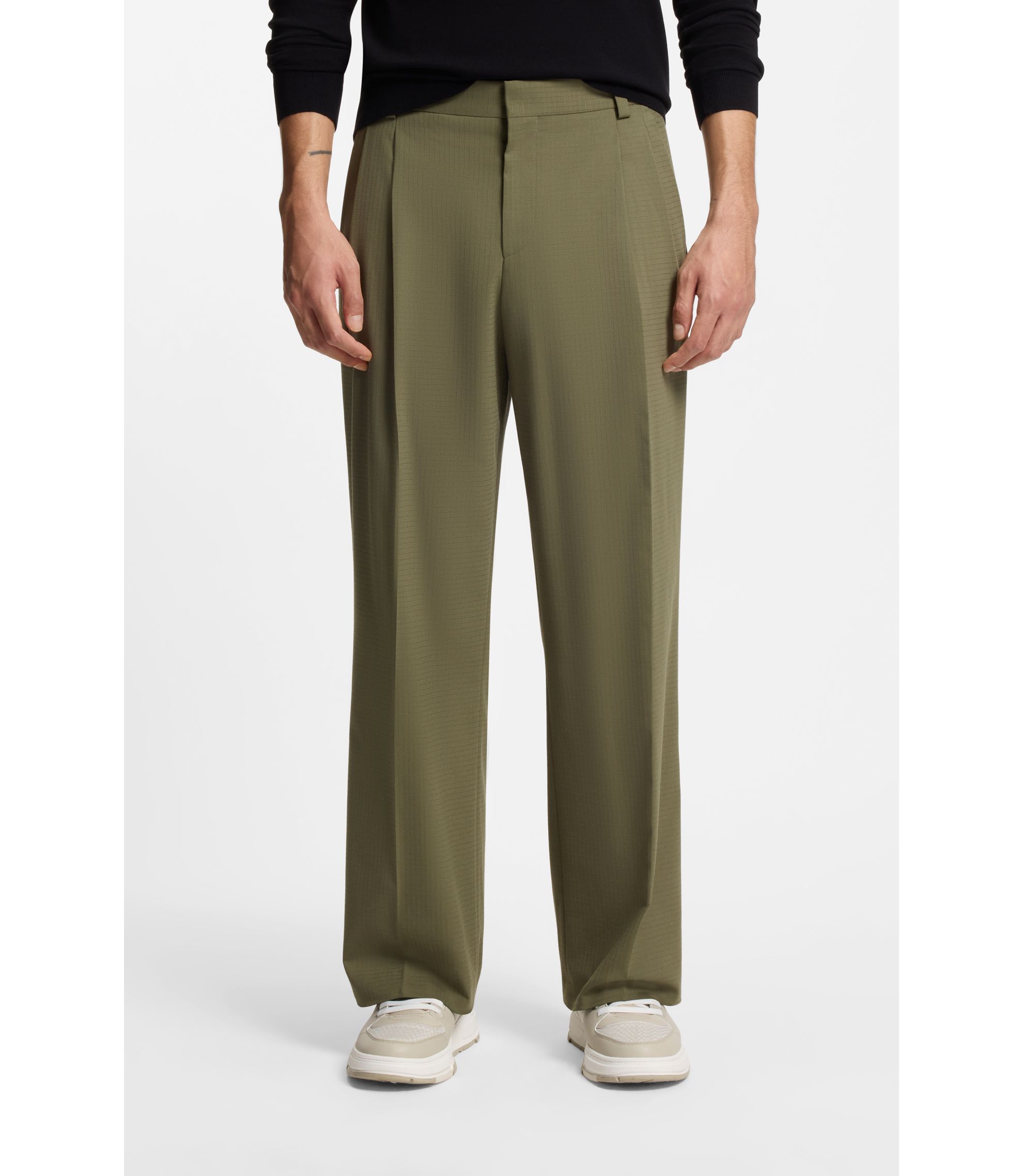 Modern-Fit Hose aus Stretch-Ripstop