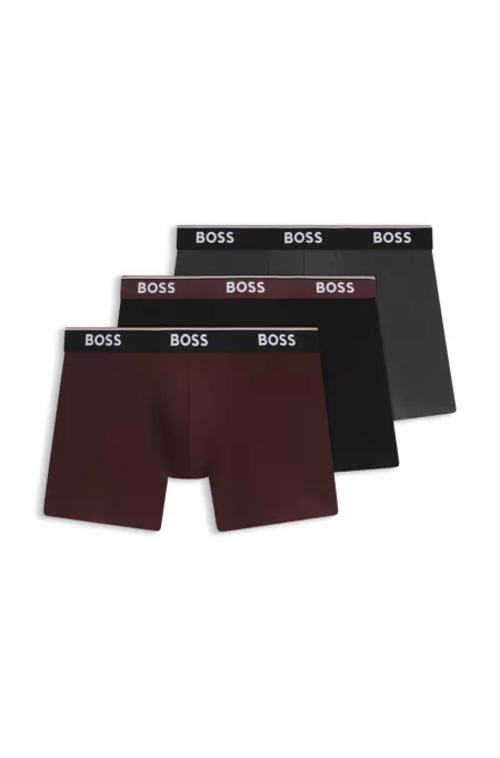 Dreierpack Boxershorts aus Stretch-Baumwolle