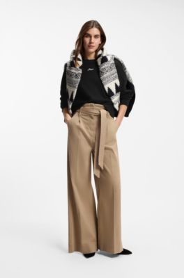 Cotton-terry sweatshirt with handwritten logo, Black