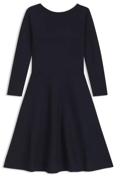 Knitted dress with subtle sparkle