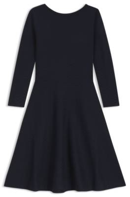 Knitted dress with subtle sparkle 1
