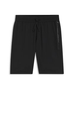 Logo-print loungewear shorts in cotton terry