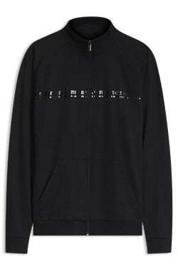 Zip-up cotton jacket