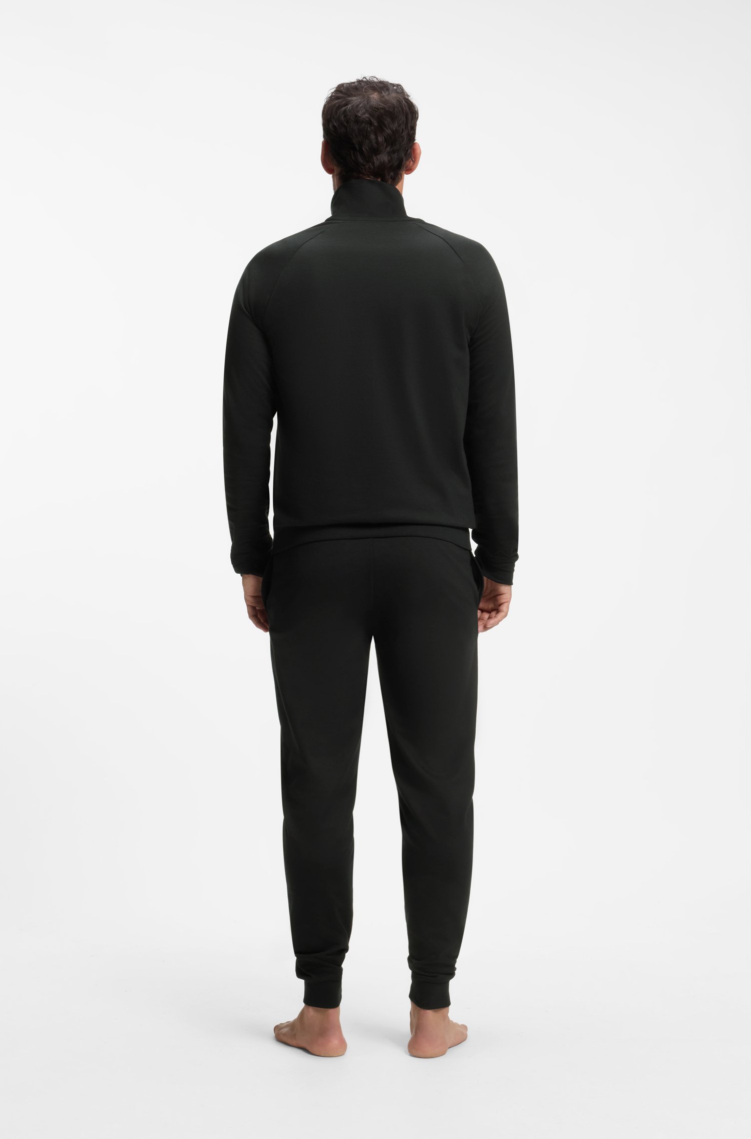 Boss Zip-up cotton jacket jackor herr – bild 2