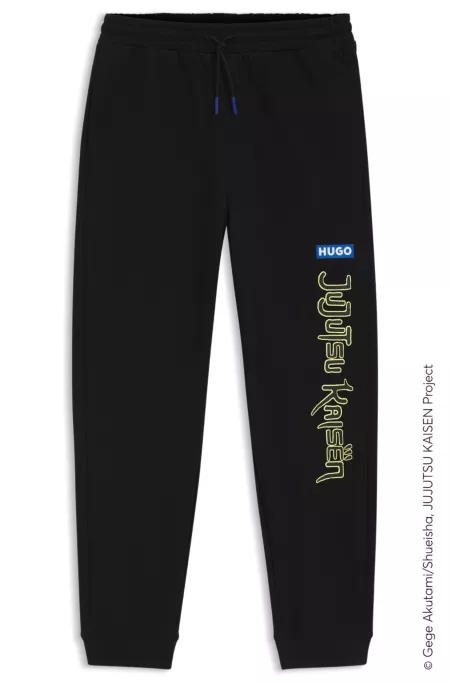 HUGO x Jujutsu Kaisen tracksuit bottoms in cotton terry