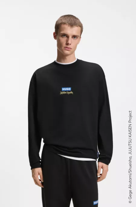 HUGO x Jujutsu Kaisen T-shirt with Yuji, Megumi and Kento print