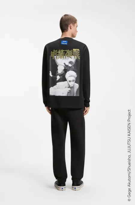 HUGO x Jujutsu Kaisen T-shirt with Yuji, Megumi and Kento print