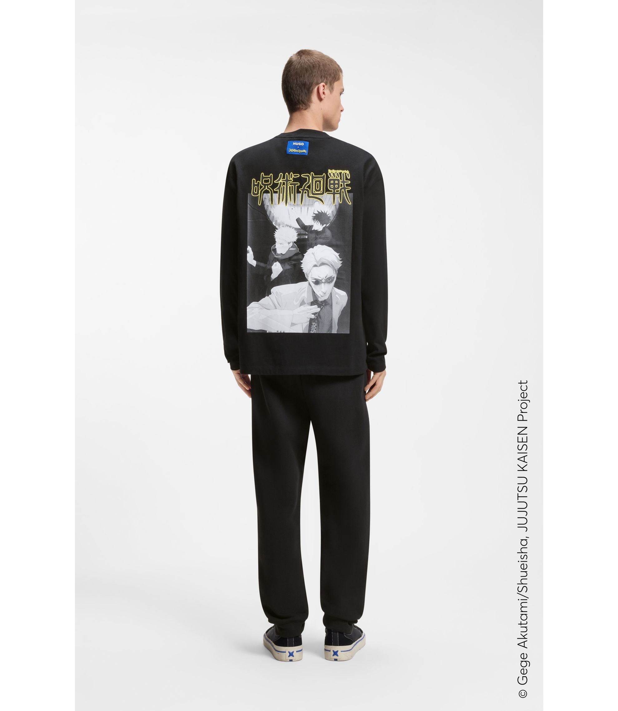 HUGO x Jujutsu Kaisen T-Shirt mit Yuji-, Megumi- und Kento-Print