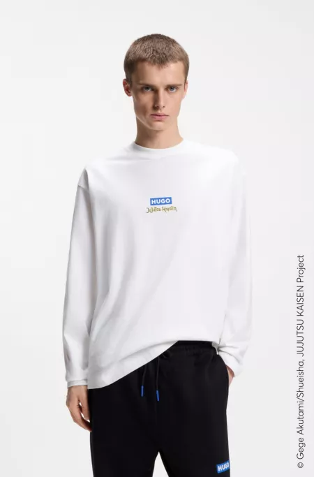 HUGO x Jujutsu Kaisen T-shirt with Yuji, Megumi and Kento print