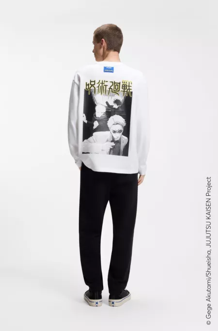 HUGO x Jujutsu Kaisen T-shirt with Yuji, Megumi and Kento print