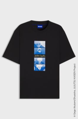 HUGO x Jujutsu Kaisen T-shirt con stampa, Nero