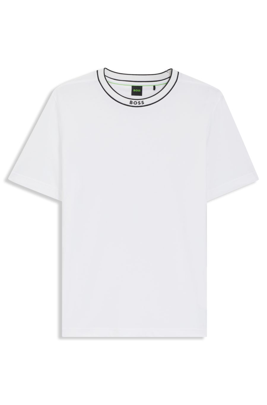 BOSS Logo Crew-Neck Tee — White