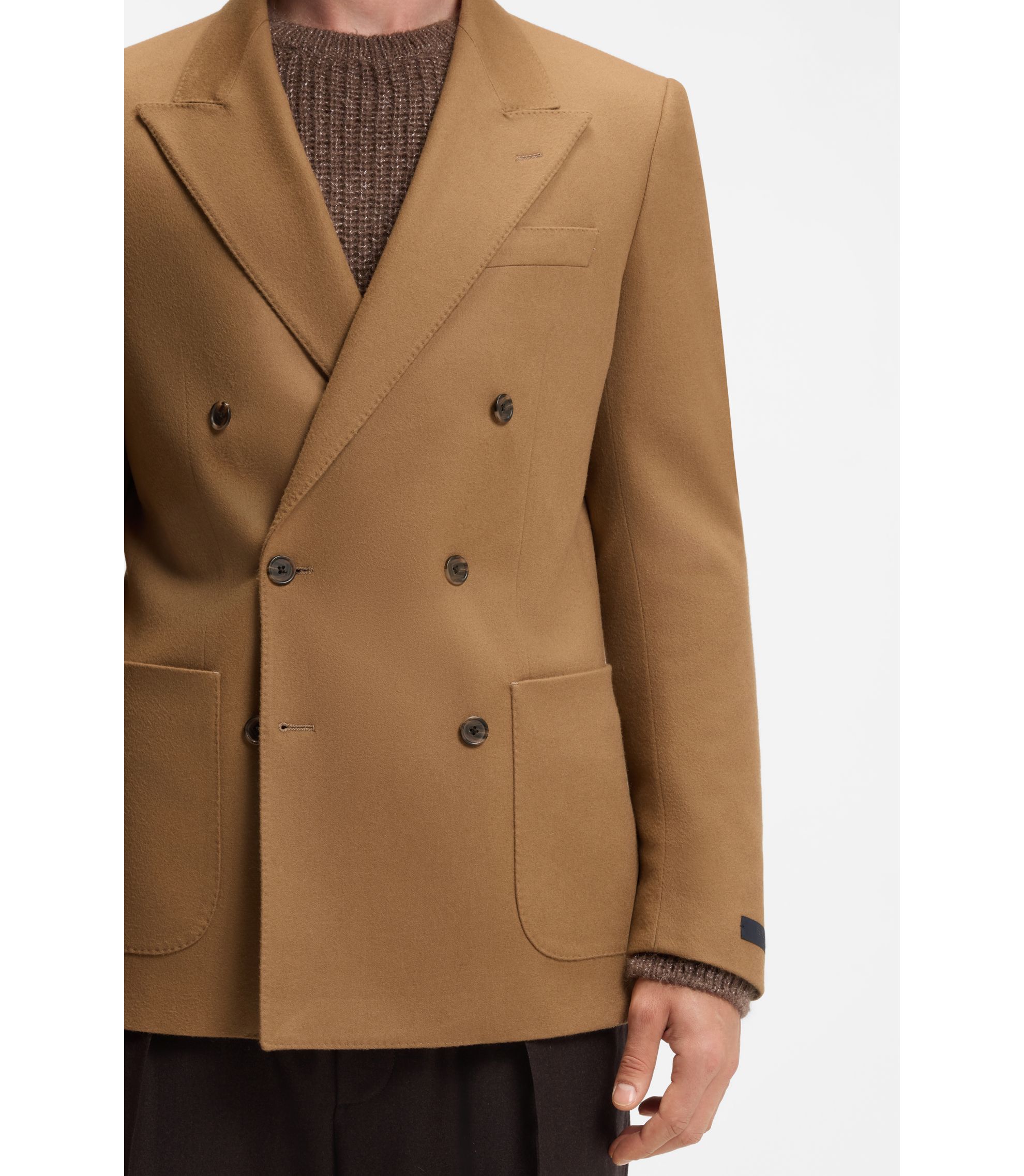 BOSS ブラウン ウール スーツ　サイズ48 ベージュ hbeu50554865_263_341?wid=1980&