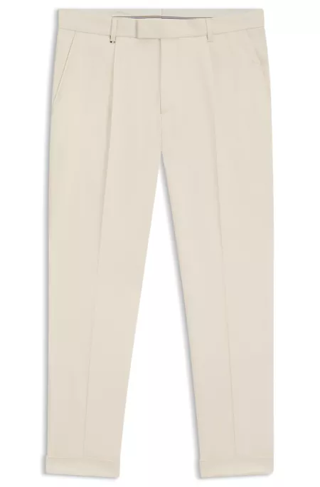 Washable trousers in comfort-stretch fabric