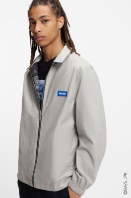 HUGO x Jujutsu Kaisen reversible jacket with character print, Patterned