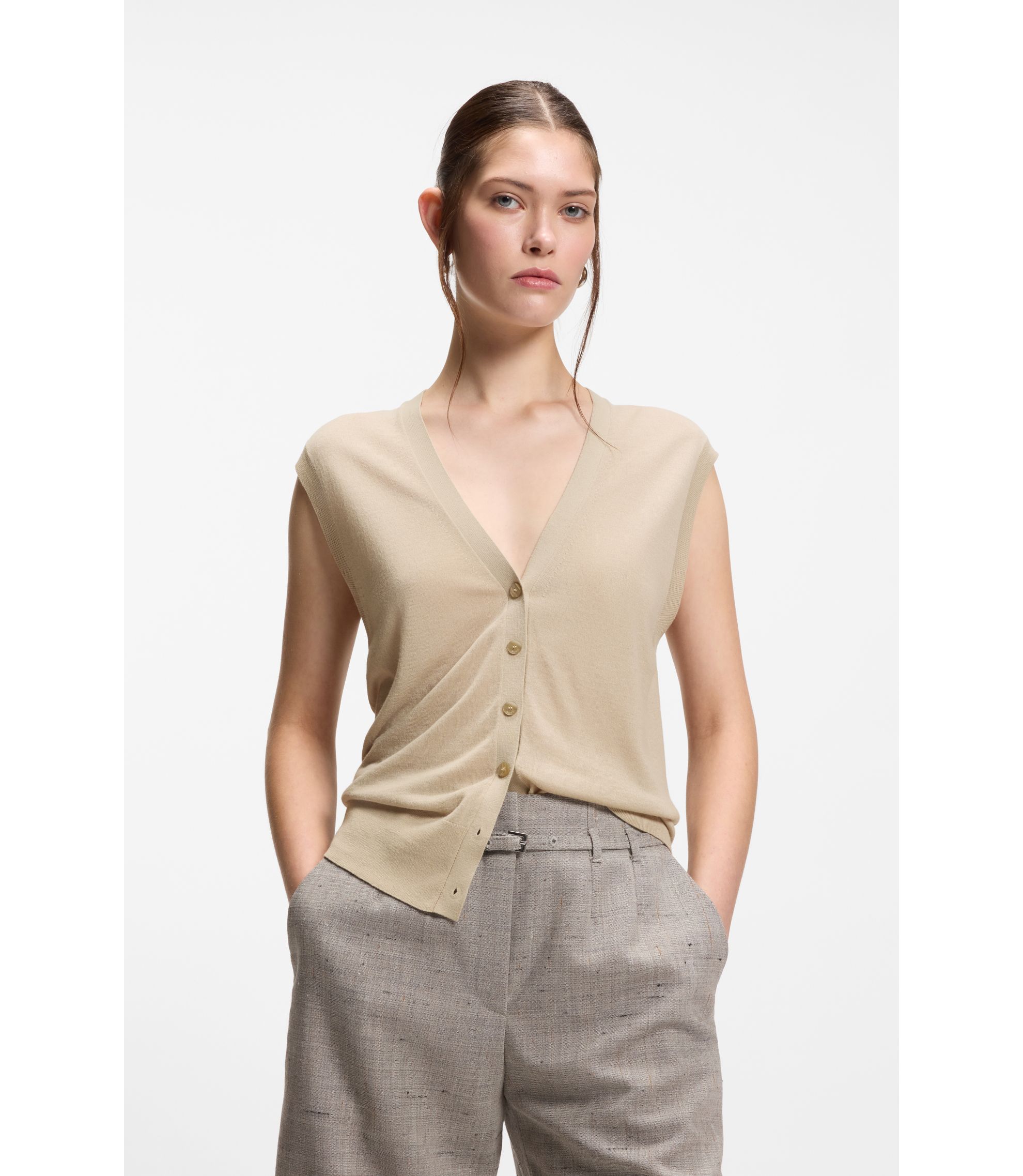 Strickweste aus Merinowolle