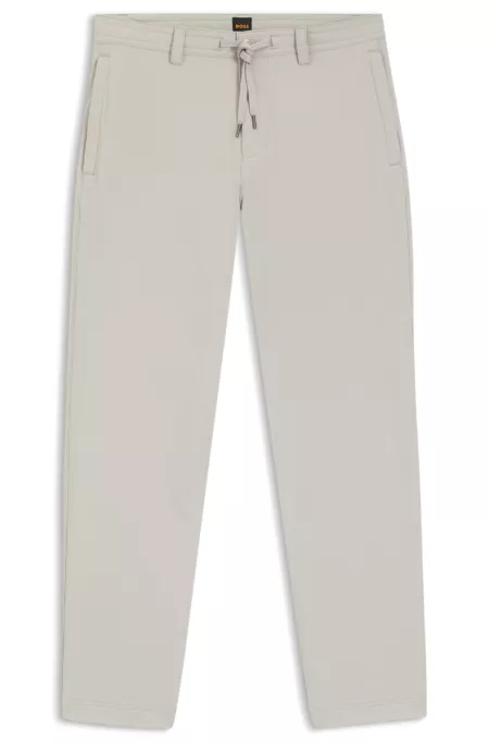 Straight-tapered-fit chinos in stretch fabric