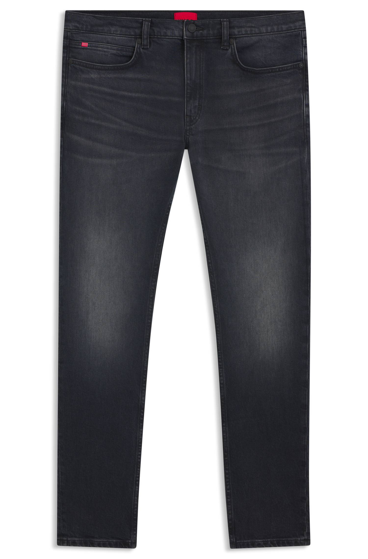 Hugo Extra-slim-fit jeans in ash-blue stretch denim herr – bild 4