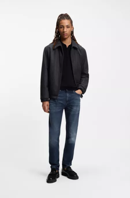 Extra Slim-Fit Jeans aus blauem Stretch-Denim