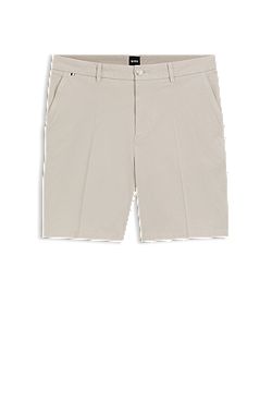 Stretch-cotton shorts in a modern fit