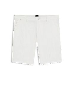 Stretch-cotton shorts in a modern fit