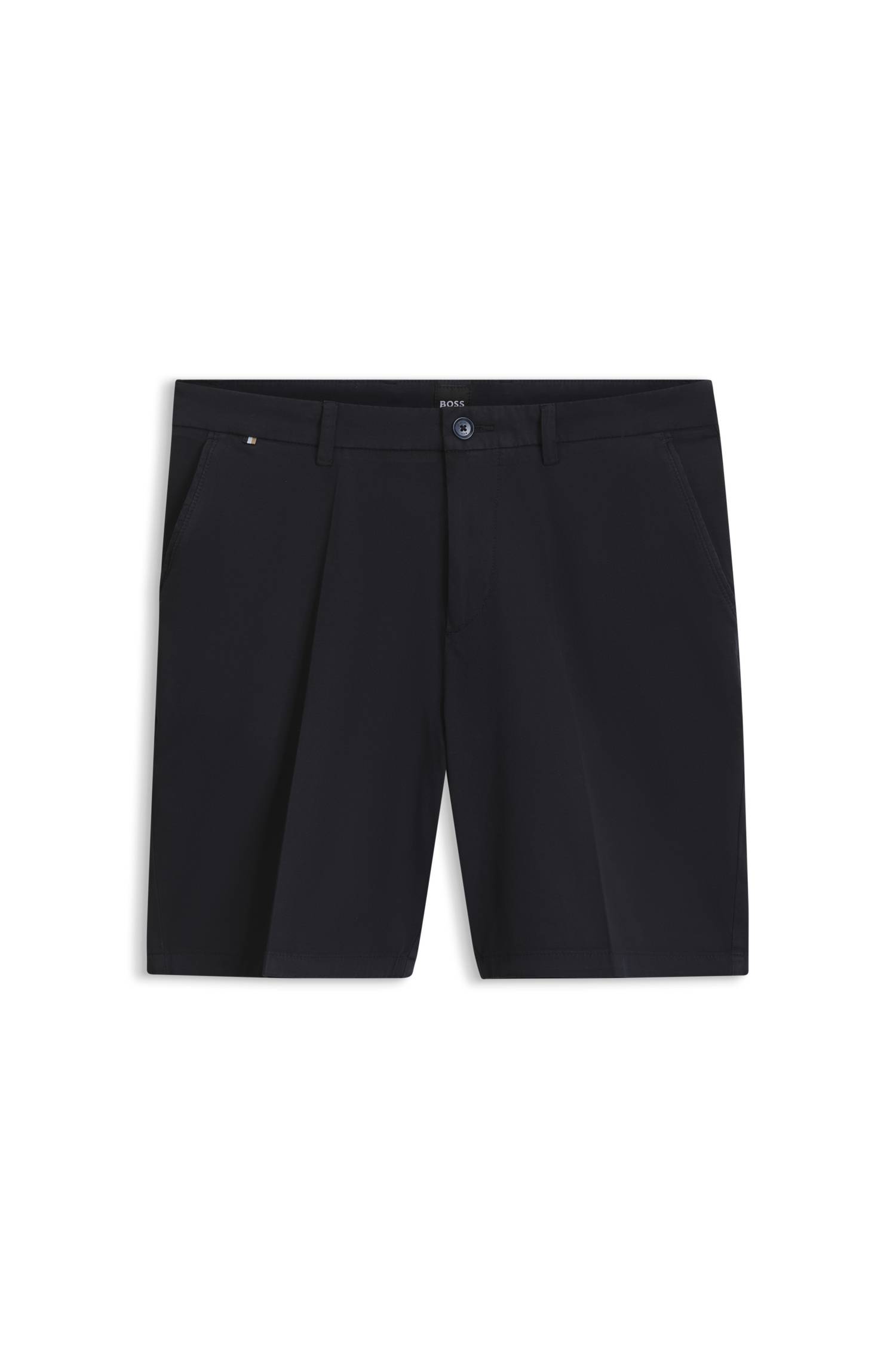 Boss Stretch-cotton shorts in a modern fit herr – bild 4