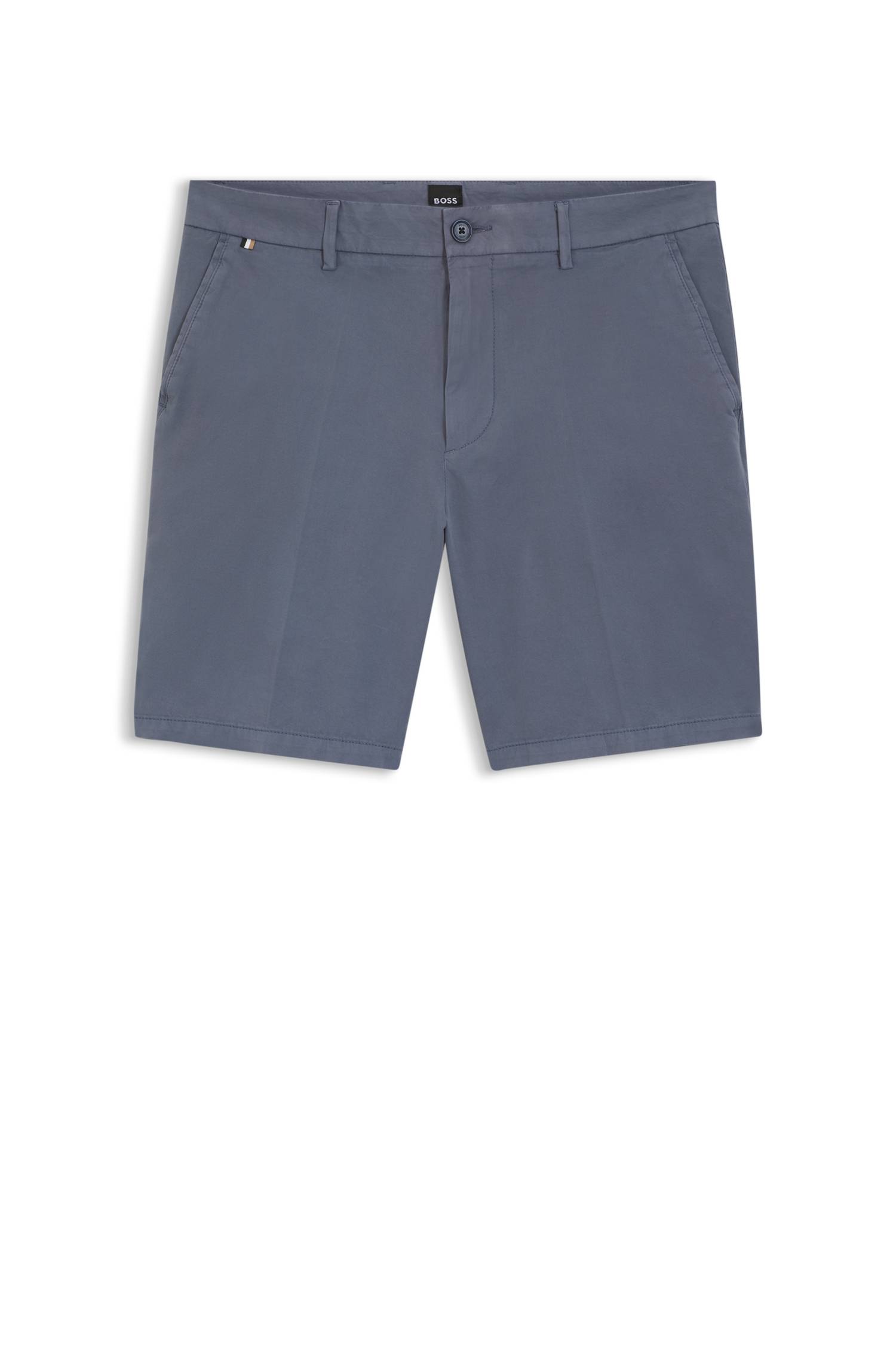 Boss Stretch-cotton shorts in a modern fit herr – bild 4