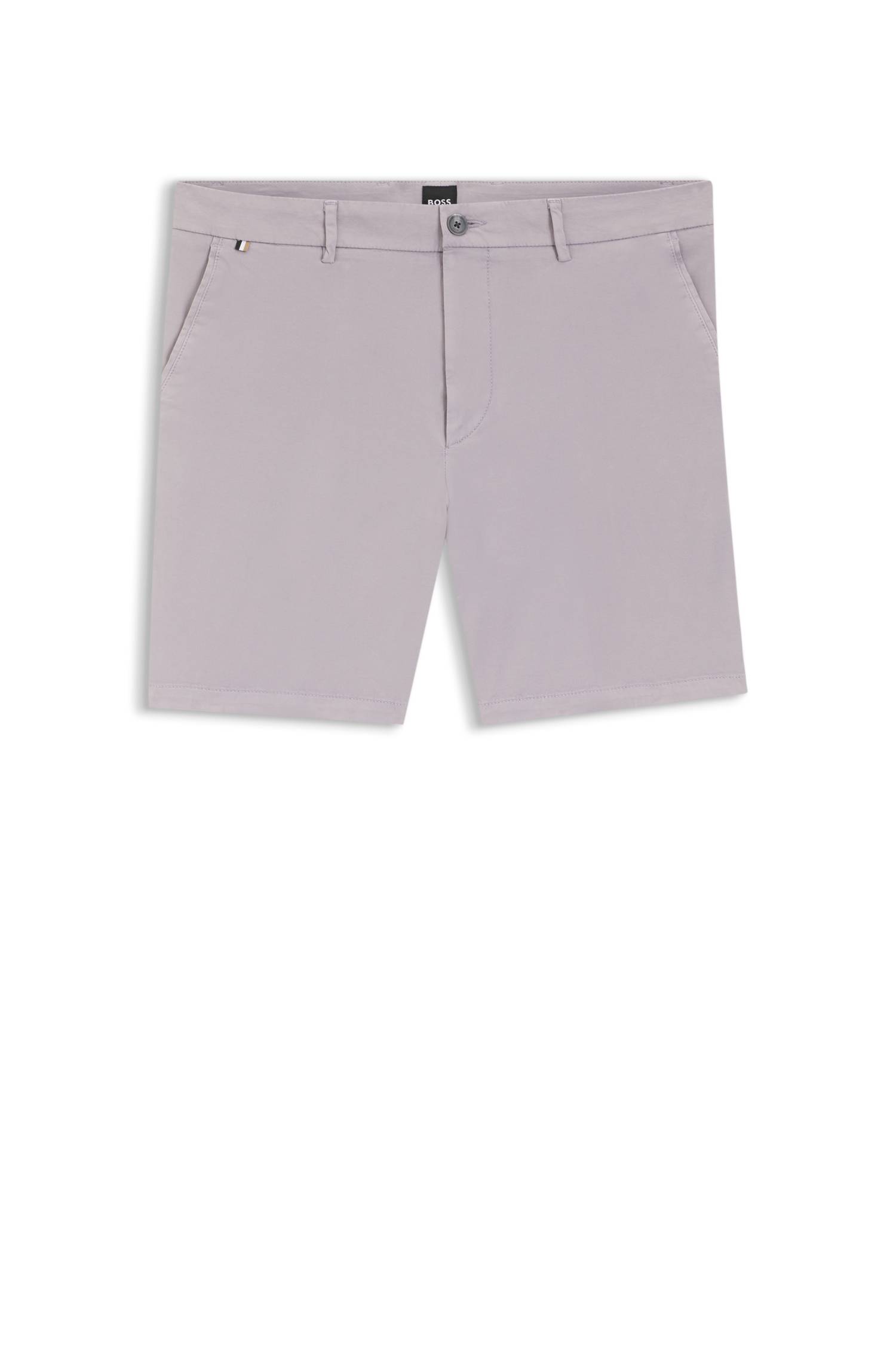 Boss Stretch-cotton shorts in a modern fit herr – bild 4