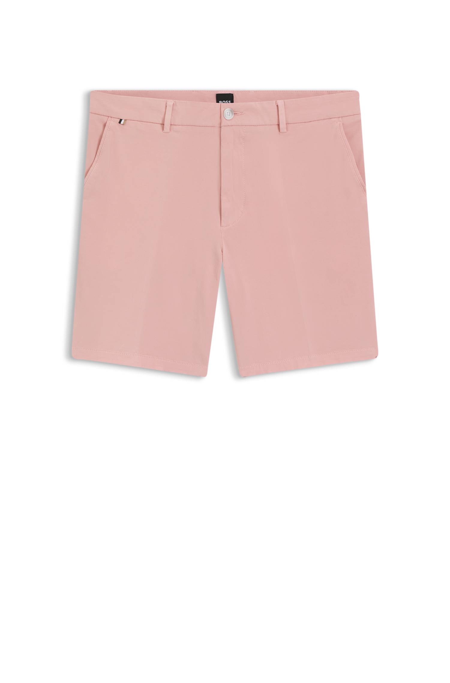 Boss Stretch-cotton shorts in a modern fit herr – bild 4