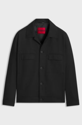 Modern-fit jacket, Black