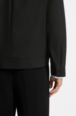 Modern-fit jacket, Black