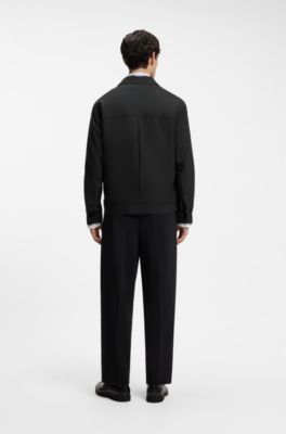 Modern-fit jacket, Black