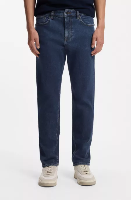 Jean Regular Maine en denim stretch bleu