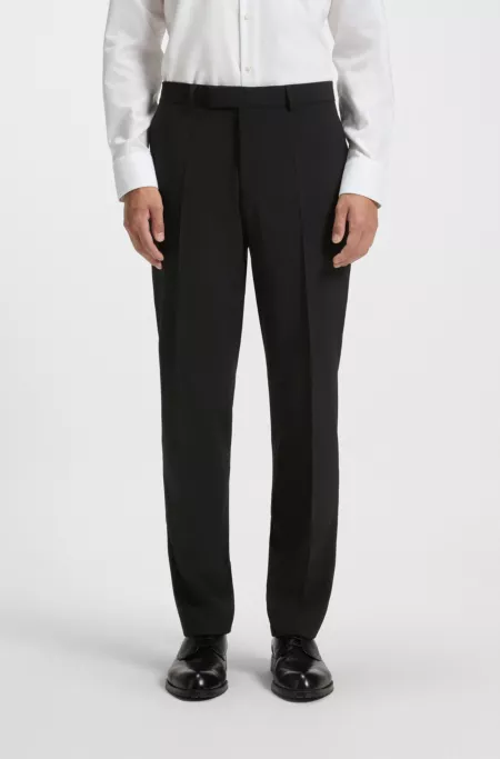 Pantalon de costume Regular Fit en laine mélangée