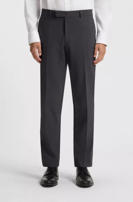 Pantalon de costume Regular Fit en laine mélangée