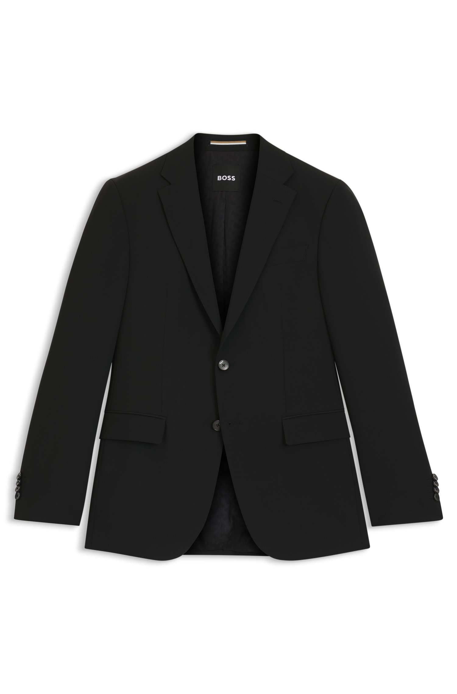 Boss Regular-fit suit jacket in a wool blend kavajer & blazers herr