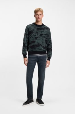 Regular-fit Maine-jeans van blauw superstretchdenim, Donkerblauw